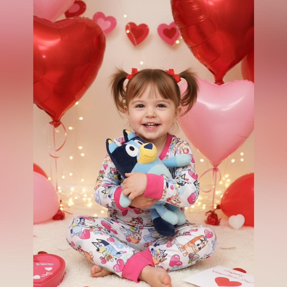 🚨🚨SALE🚨🚨 Bluey Valentine’s Day set